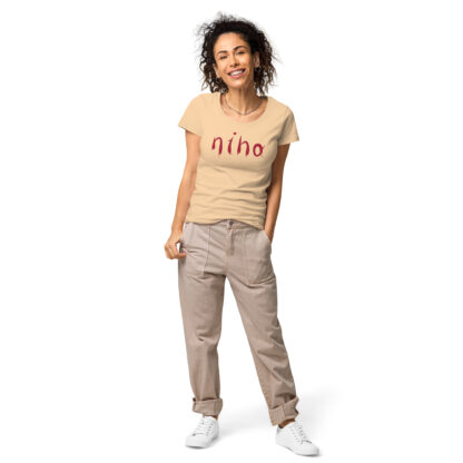 Niha - T-shirt da donna basica in tessuto organico - immagine 12