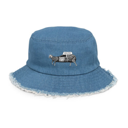 5th Avenue - Cappello da pescatore in jeans effetto consumato - immagine 2