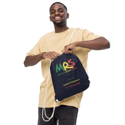 MRS - Noi ci mettiamo il reggae - Zaino a sacca in cotone organico