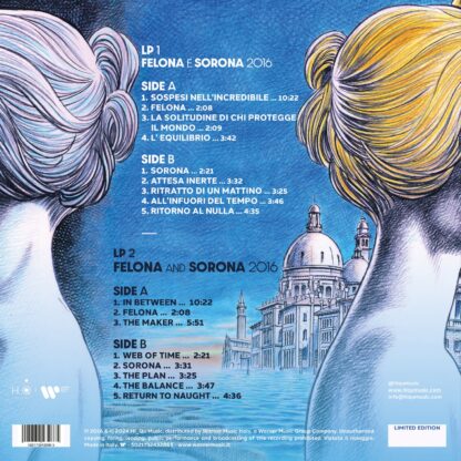 FELONA E/AND SORONA 2016 (DOPPIO VINILE BLU CIELO E BIANCO) – Limited Edition - immagine 2